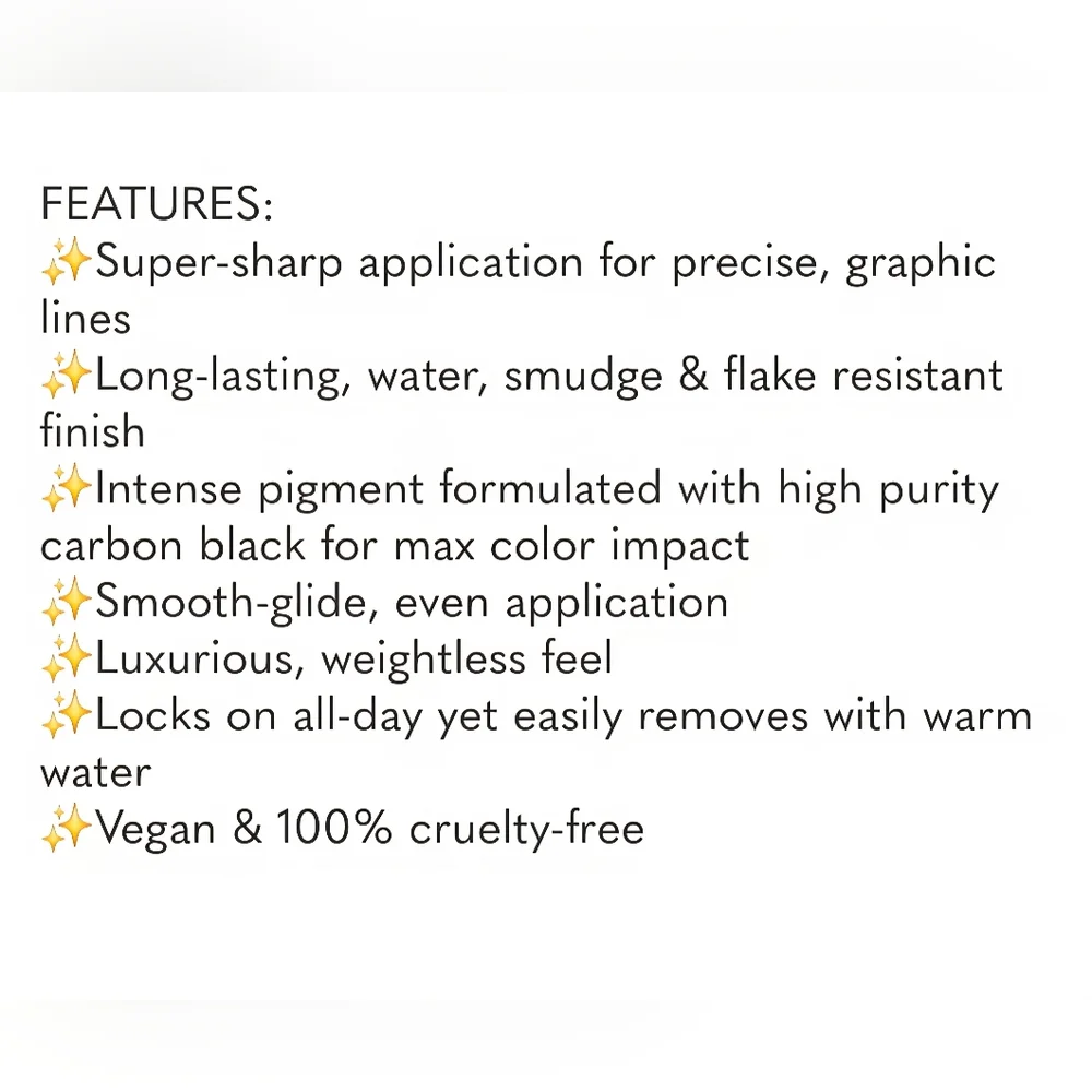 MAKIAGE Black Card Waterproof Liquid Eyeliner - Black